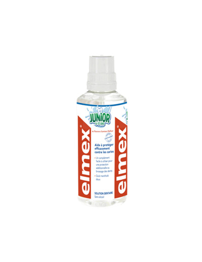 Junior Protege Les Dents Contre Les Caries 6-12 Ans 400ml Elmex