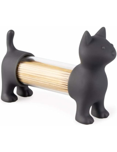 Porte Cure-Dents & salière et poivrière Chat