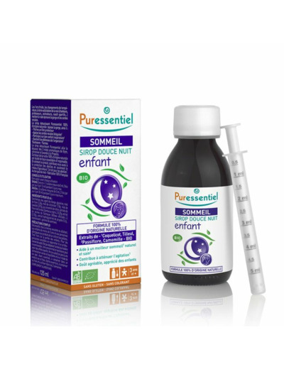 Sirop Enfant Douce Nuit Bio Sommeil Detente 125ml Sommeil - Détente Puressentiel