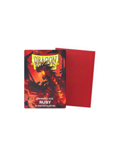 Dragon Shield - Japanese Sleeves - Ruby (x60)