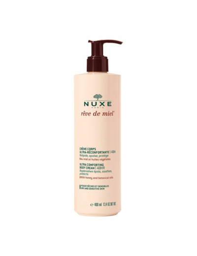 Creme Corps Ultra-reconfortante 400ml Reve De Miel Peaux Seches Et Sensibles Nuxe