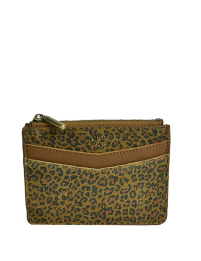 Mila Louise Rolae PA Porte-Monnaie Et Cartes Léopard Ocre