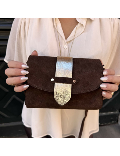 Sac ETRIER Agnes chocolat