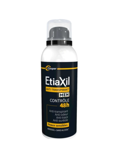 Spray 48h Sans Aluminium Homme 2x150ml Déodorant Etiaxil