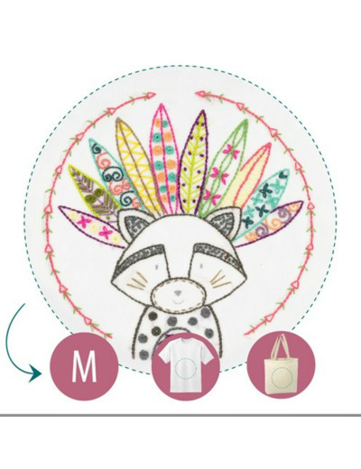 Kit Lulu, chef de tribu - Easy custo - Kit à broder