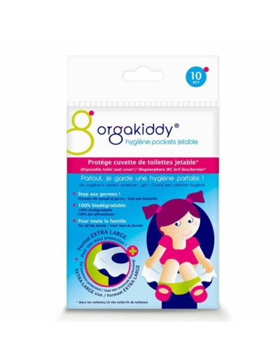 Protege Cuvette De Toilettes Jetable Extra Large X10 Orgakiddy