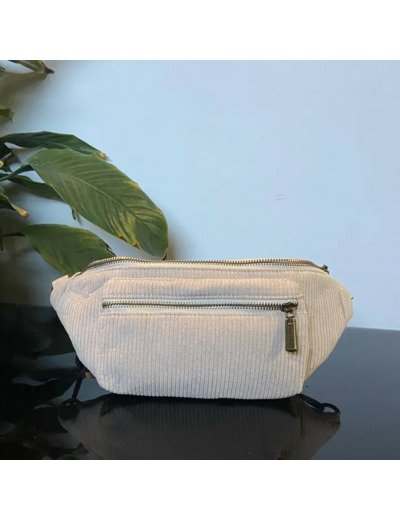 Farfouillette Banane En Velours Beige