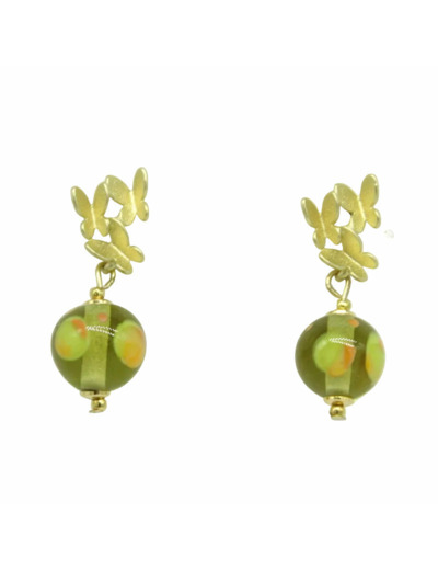 Boucles d'oreilles papillons ZESTE
