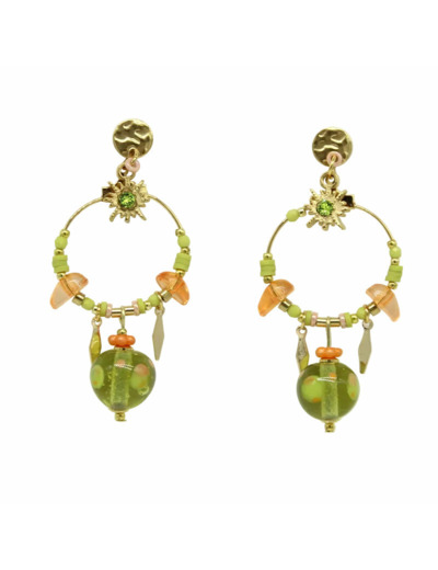 Boucles d'oreilles pampilles ZESTE
