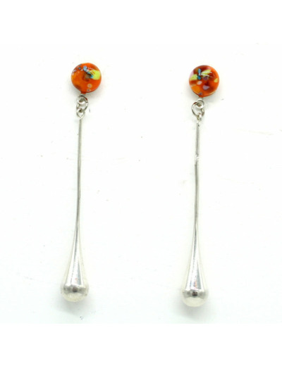 Boucle d'oreilles gouttes PAPAYA