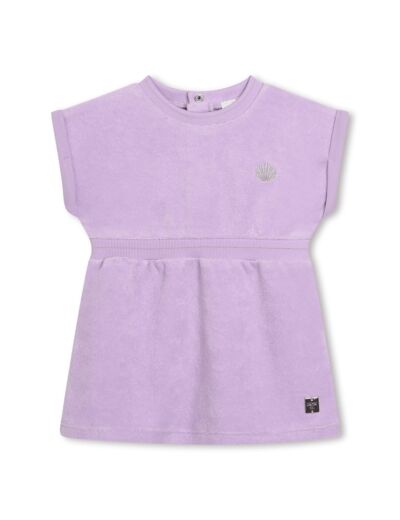 Robe coton éponge Lilas