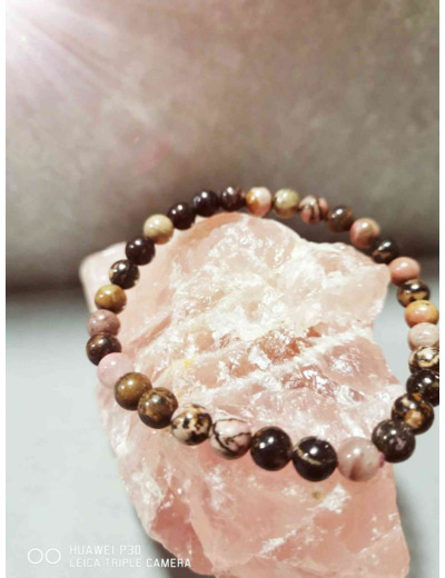 Bracelet Rhodonite 6mm olpa930