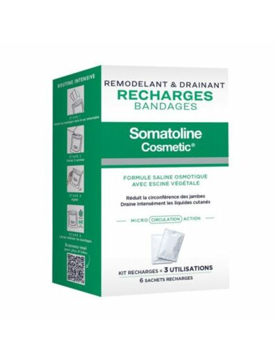 SOMATOLINE RECH BANDAGES 3 UTILISATIONS