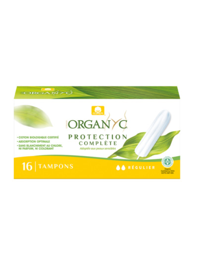Tampons Normal Coton Bio x16 Organyc