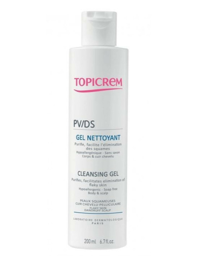 TOPICREM PV/DS GEL NETTOYANT FL 200 ML