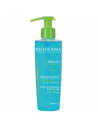 BIODERMA SEBIUM GEL MOUS PG FL 200ML