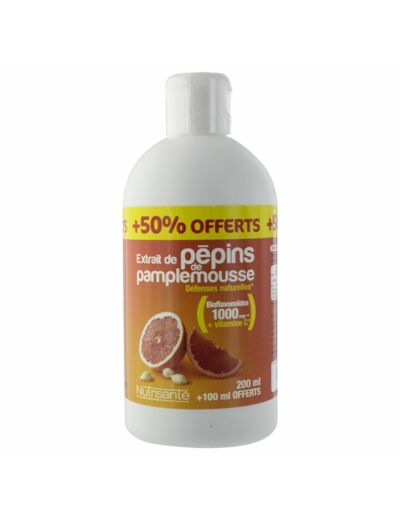 NUTRISANTE EXTRAIT PEPINS PAMPLEMOU 300ML