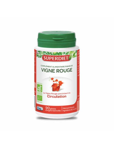 Vigne Rouge 90 Gelules Superdiet