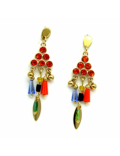 Boucles d'oreilles cristal Zeline