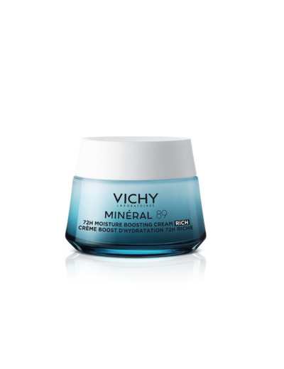 Crème Boost d'Hydratation 72H Riche 50ml Mineral 89 Peaux Sèches Vichy