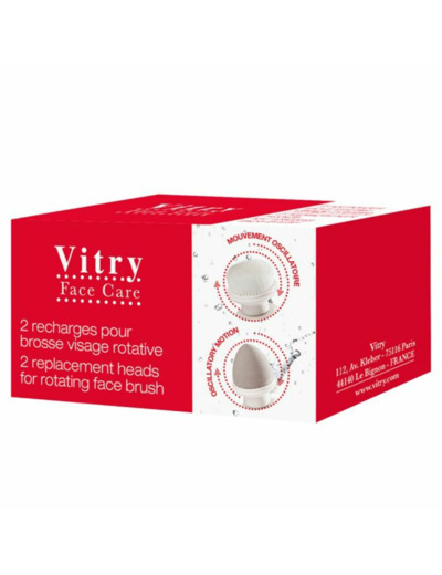 Face Care 2 Recharges Pour Brosse Visage Rotative Vitry