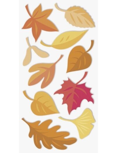 Sticker 3D "Feuilles"