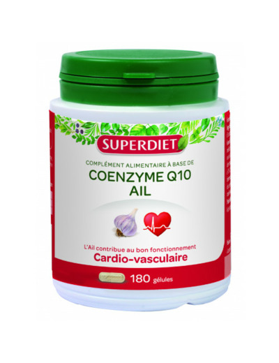 SUPERDIET COENZYME Q10 Ail - 180 Gélules