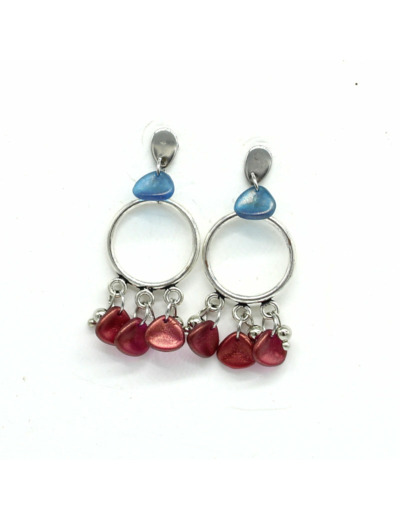 Boucles d'oreilles pétales Oralya