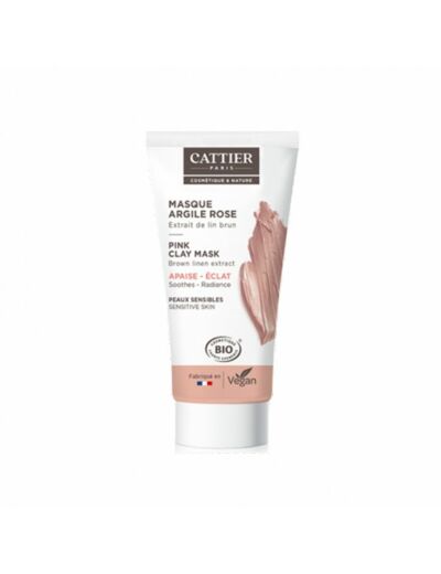 CATTIER MINI MASQUE ARGILE ROSE 30ML