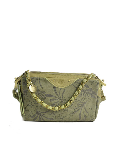 Mila Louise Mama XS GY Petit Sac Trotteur Cuir Fantaisie Oyster