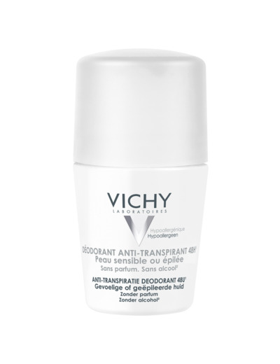 Anti Transpirant Efficace 48h 50ml Déodorant Peaux Sensibles Vichy