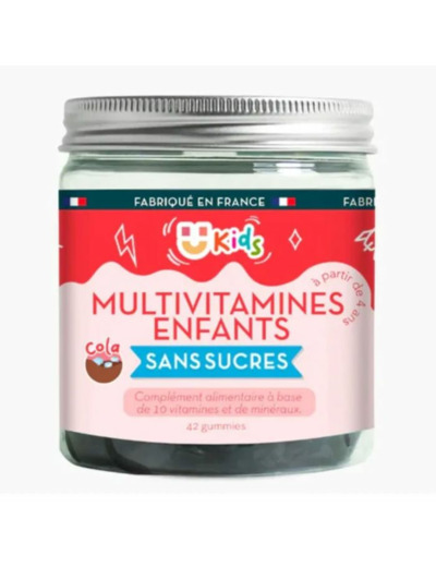 Gummies Multivitamines Enfants sans sucres x42 Gummies Cola Les Miraculeux