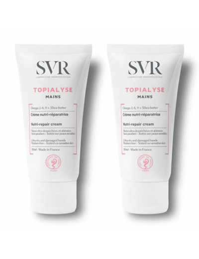 SVR DUO TOPIALYSE MAINS 2X50ML