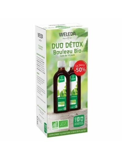 WELEDA DUO JUS BOULEAU 2X250MLBOUTEILLE