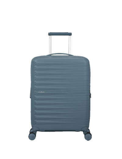 American Tourister Fastforward Valise Cabine Trolley 4 Roues Bleu Acier