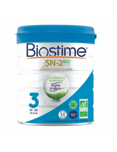 Lait en poudre SN-2 Bio Plus 3eme age 800g de 10 a 36 mois Biostime
