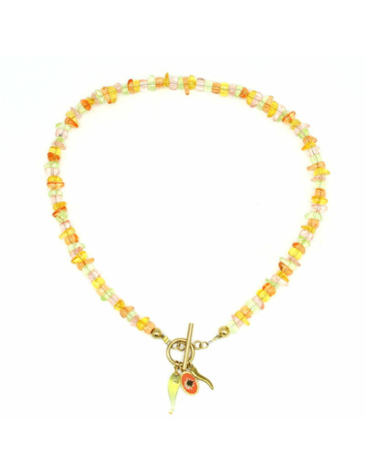 Collier "chips" Zeste