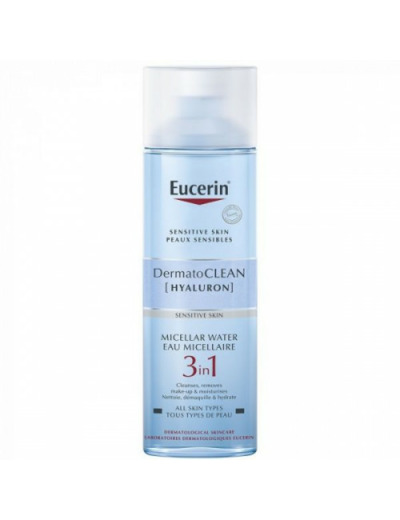 Eau Micellaire 3en1 400ml DermatoCLEAN [Hyaluron] Eucerin