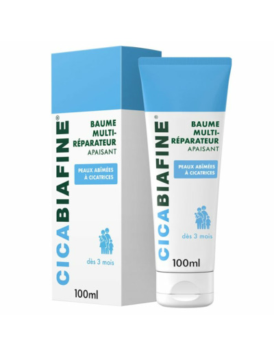 Baume Multi-Réparateur Apaisant 100ml Cicabiafine Peaux abîmées à cicatrices Biafine