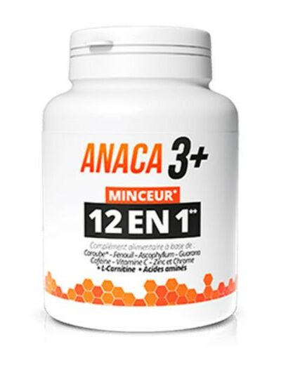 Anaca3+ Minceur 12 en 1 120 gélules Compléments Alimentaires Anaca3