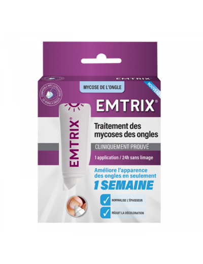 Traitement Mycose de l'ongle Stylo embout silicone 10ml Emtrix