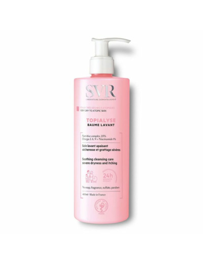 Baume Lavant Peaux Tres Seches A Atopiques 400ml Topialyse Svr