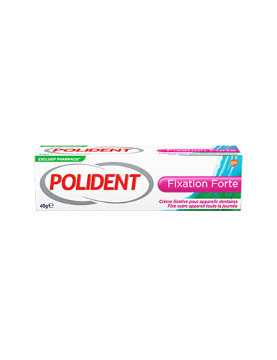 Creme Fixative Pour Appareils Dentaires Fixation Forte 40g Polident