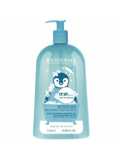 BIODERMA ABCDERM GEL MOUSSANT 1L