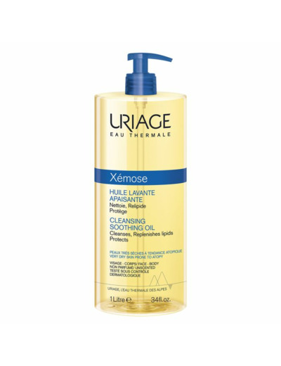 Huile Lavante Apaisante 1l Xemose Peaux Tres Seches Et Atopiques Uriage