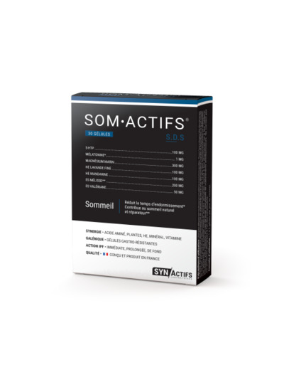 Somactifs 30 Gelules Sommeil Synactifs