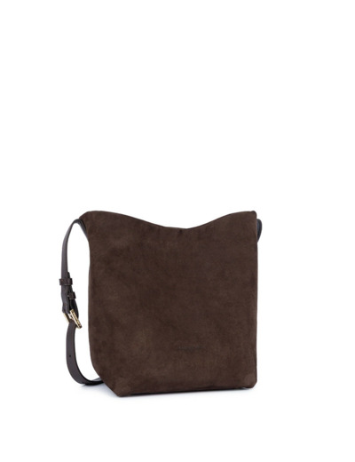 Lancaster Suède Sac Seau 530-56 Marron