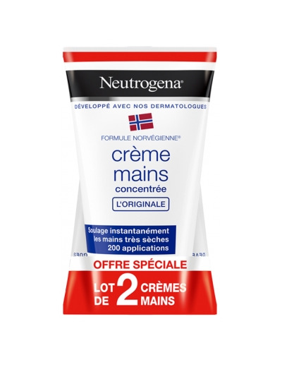 Creme Mains Hydratante Concentree 2x50ml Neutrogena