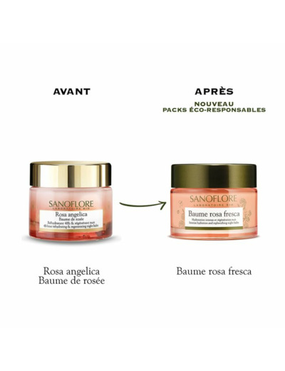 Crème Hydratante visage bio en baume Rose de Damas bio 50ml Rosa Sanoflore