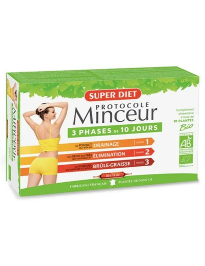 Protocole Minceur 30 Ampoules Superdiet